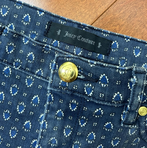 Juicy couture women's jean shorts size 26 - Picture 4 of 4